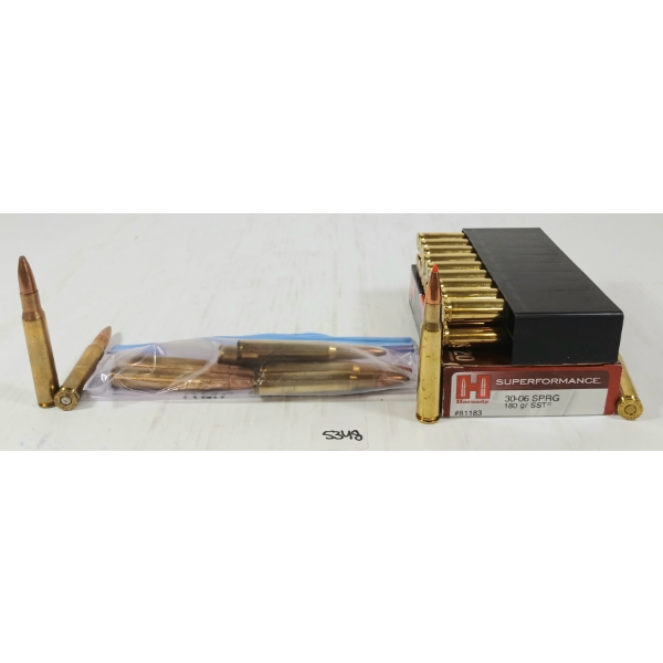 AMMO: 28X HORNADY SUPERFORMANCE & UMC .30-06 SPRG - 180GR - SST & SP