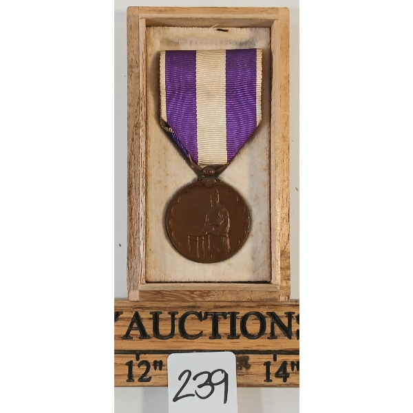 JAPANESE 1ST NATIONAL CENSUS COMMEMORATIVE MEDAL W/ CASE