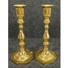 Image 2 : PAIR OF BALDWIN BRASS CANDLESTICK HOLDERS