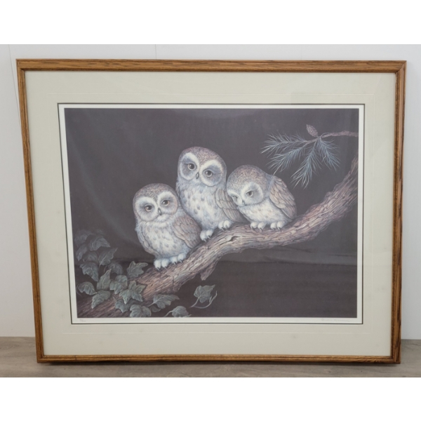 FLEDGINGS BY CHRISTINE MARSHALL (PRS CDN ARTIST) - FRAMED PRINT