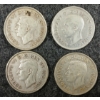 Image 2 : LOT OF 4 - 1943 CDN 50 CENT SILVER COINS