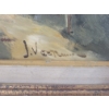 Image 3 : FENCED OFF WATERFALL BY JAN VEER (PRS DUTCH ARTIST) - FRAMED OIL ON CANVAS