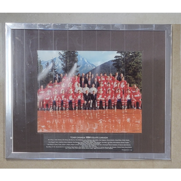 1984 TEAM CANADA - FRAMED PHOTO