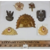 Image 1 : LOT OF 7 - BADGES - INCL RUSSIAN CAP BADGES, SOVIET POLICE, POLISH ARMY & ROYAL LEICESTERSHIRE