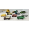 Image 2 : LOT OF 10 - DINKY TOYS DIECAST MODELS - COLES MOBILE CRANE, COMMER, ESSO TROJAN, ETC