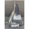 Image 4 : CHROME SAILBOAT MOTIF LAMP