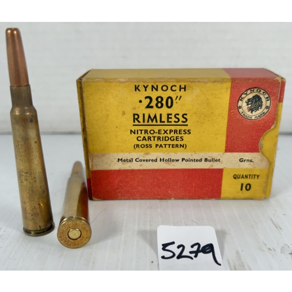 AMMO: 10X KYNOCH .280 ROSS 160GR. HP