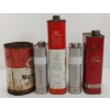 Image 4 : LOT OF 5 - ESSO IOSOL, GLIDE & MARVELUBE CANS - PINT, QT & 48 OZ