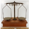Image 4 : ANTIQUE FISHER SCIENTIFIC CO. BRASS BALANCING SCALE W/ WEIGHTS