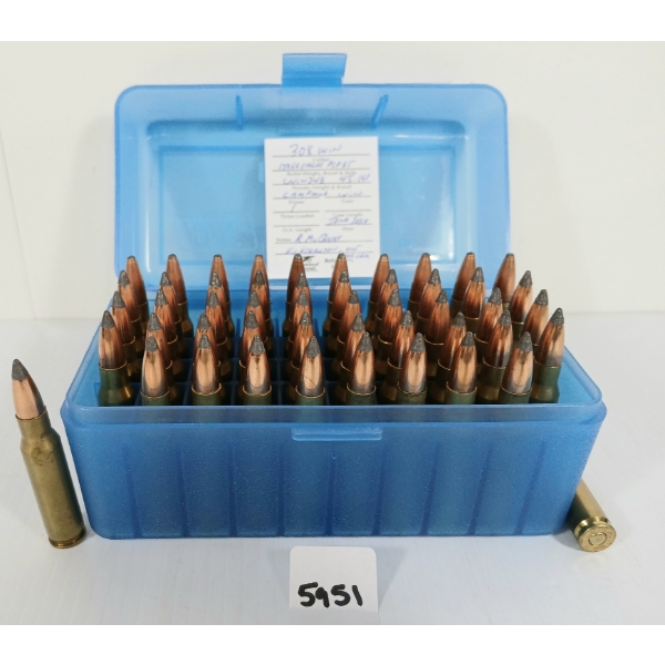 AMMO: 50X MIXED .308 WIN - 150GR - PSP - RELOADS