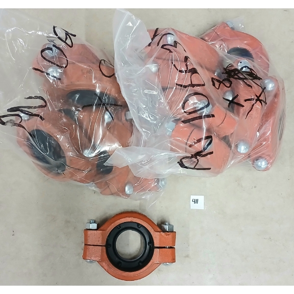 LOT OF 16 - VICTAULIC STYLE 750 REDUCING COUPLING - AS NEW