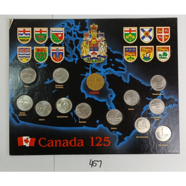 CDN 125 ANNIVERSARY PROVINCIAL COINS SET