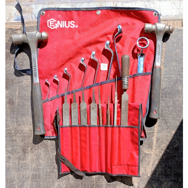 LOT OF 4 - MAC ANTIVIBE HAMMERS, SET OF FILES, SET OF GENIUS WRENCHES