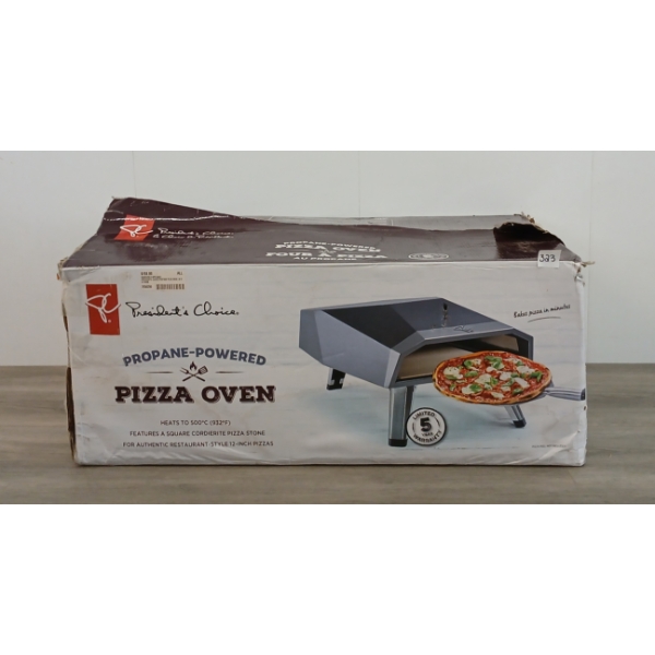PRESIDENT'S CHOICE PROPANE-POWERED PIZZA OVEN