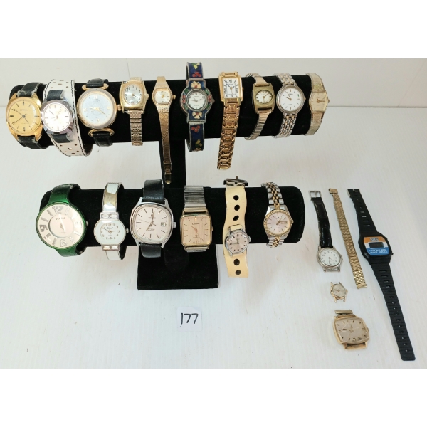 QTY OF WOMEN'S WRISTWATCHES - CARDINAL, SEIKO, TIMEX, ETC