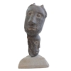 696  TWO FACED STANDING FIGURE BY PEGGY A.  STONE