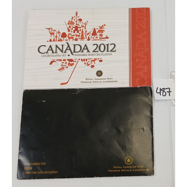 LOT OF 2 - RCM 2009 & 2012 UNCIRCULATED SETS