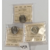 LOT OF 3 - 2009 CDN 25 CENT COINS - ICCS