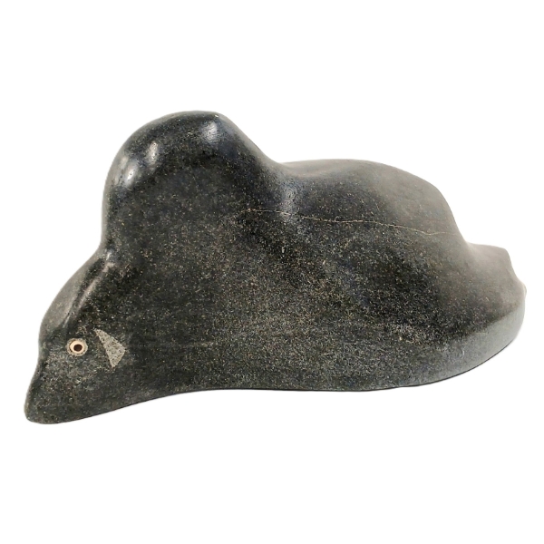 "A CANADA GOOSE AT ITS NEST" - SIGNED - STONE