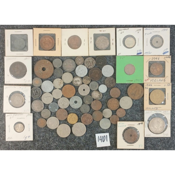 JOB LOT - WORLD COINS - INDIA, ITALY, GERMANY, HAITI, ETC