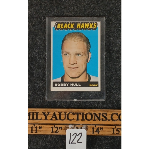 1965-66 OPC CHICAGO BLACK HAWKS #59 BOBBY HULL - HOCKEY CARD