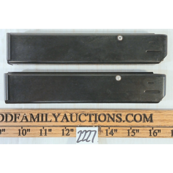 LOT OF 2 - PRO MAG AR-15 9MM COLT SMG TYPE MAGS