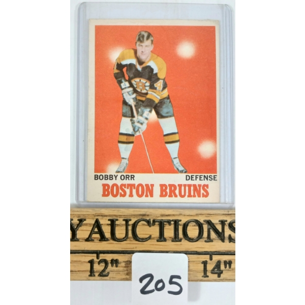 1970-71 OPC #3 BOSTON BRUINS BOBBY ORR HOCKEY CARD