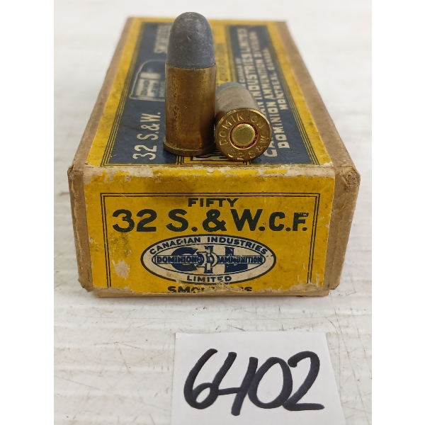 AMMO: 50X DOMINION .32S&W.C.F.