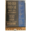 Image 1 : 1949-1959 FORD CAR PARTS & ACCESSORIES CATALOG