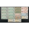 Image 1 : LOT OF 18 - 1937-1986 CDN $1, 2 & 5 BANKNOTES 