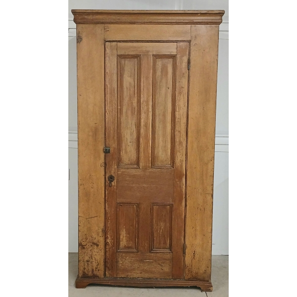 HALL CUOBOARD - PINE - C. 19TH CENT.
