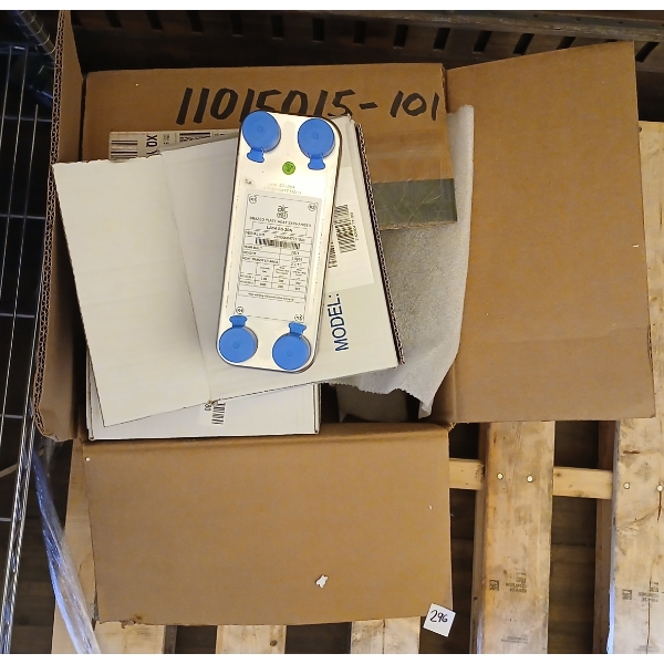 LOT OF 6 - AIC BRAZED PLATE HEAT EXCHANGERS
