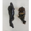 Image 6 : LOT OF 2 - CAST IRON & PORCELAIN HORSE FIGURINES