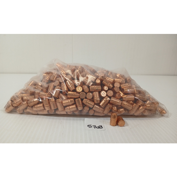 BULLETS: QTY OF .38 / .357 - 158GR - FP - 20LBS