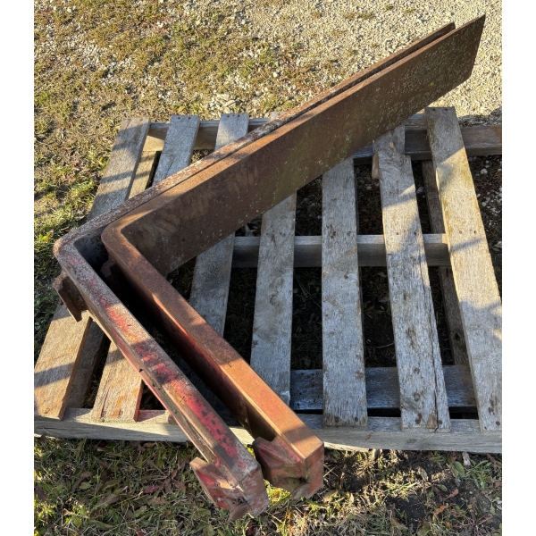 PAIR OF LUMBER FORKS - 8 X 48 INCH