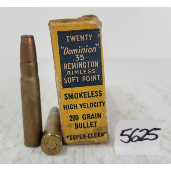 AMMO: 20X DOMINION .35REM - 200GR - SP
