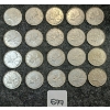 Image 1 : LOT OF 20 - 1968 CDN 25 CENT COINS