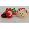 Image 7 : LOT OF 2 - HARETT-GILMAR PLASTIC "KING SANTA" BANK LITE & MILLER "SANTA GLOWS"