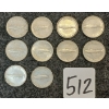 Image 1 : LOT OF 10 - 1967 CDN 10 CENT COINS