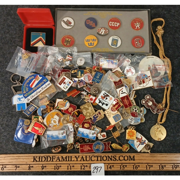 QTY OF WORLD OLYMPICS PINS