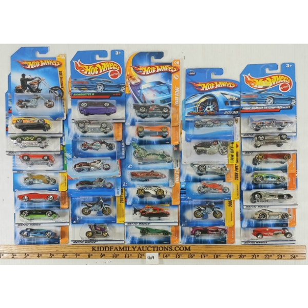 LOT OF 30 - HOTWHEELS - PROPPER CHOPPER, RD-02, SUPDOGG, ETC