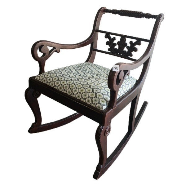 REGENCY STYLE ROCKING CHAIR