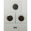 Image 2 : LOT OF 3 - 1897-99 CDN VICTORIAN LARGE PENNIES