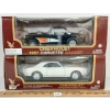Image 1 : LOT OF 2 - ROAD LEGENDS DIECAST '57 CHEVROLET CORVETTE GASSER & '67 CAMARO Z-28 MODELS