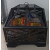 Image 1 : OUTDOOR LIDDED FIREPIT W/ CONTENTS - APPEARS AS NEW