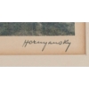 Image 2 : "RYNDIJK VILLAGE (HOLLAND)" BY NICHOLAS HORNYANSKY (1896-1965) - FRAMED ETCHING