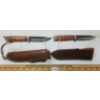 Image 2 : LOT OF 2 - BROWNING KNIVES W/ LEATHER SHEATHS
