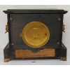 Image 3 : SETH THOMAS BLACK MANTEL 8 DAY CLOCK