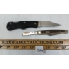 Image 2 : LOT OF 4 - HUNTING & FOLDING KNIVES - INCL ANTLER HANDLE, IMPERIAL, SWHRT9B, ETC