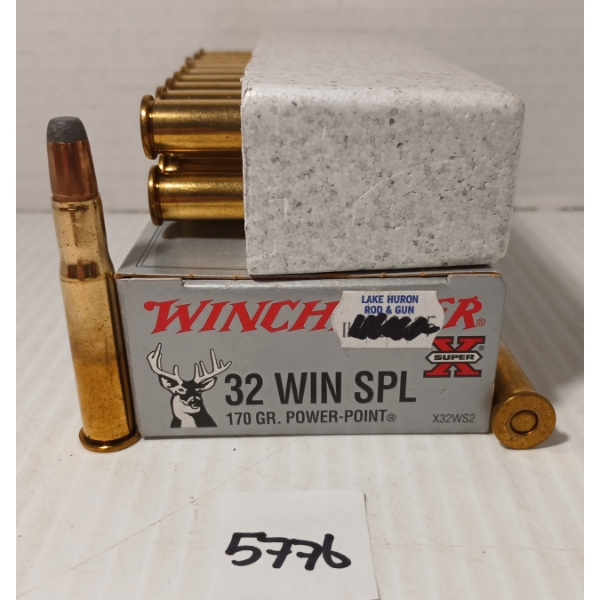 AMMO: 20X WINCHESTER .32 WIN SPL - 170GR - PP